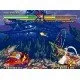 Two samurai clashing swords in a high-stakes duel with a vibrant traditional Japanese background