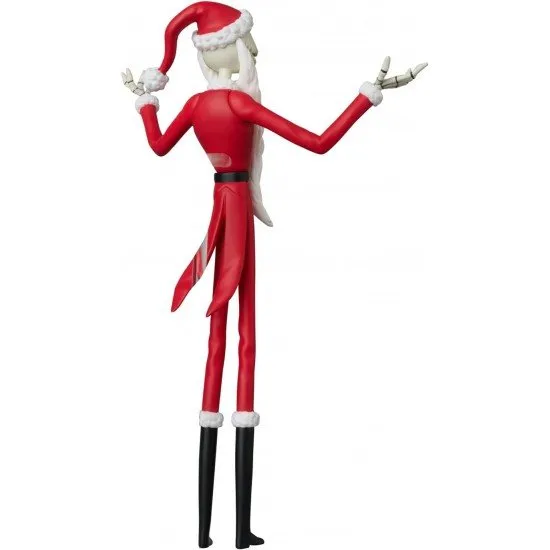 Medicom Ultra Detail Figure of Jack Skellington dressed in his makeshift Santa Claus costume