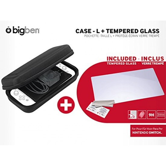 Switch Tempered Glass Screen Protector & Case