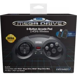 Retro-Bit Official SEGA Mega Drive 8-Button Wireless Arcade Pad Retro-Bit Official SEGA Mega Drive 8-Button Wireless Arcade Pad