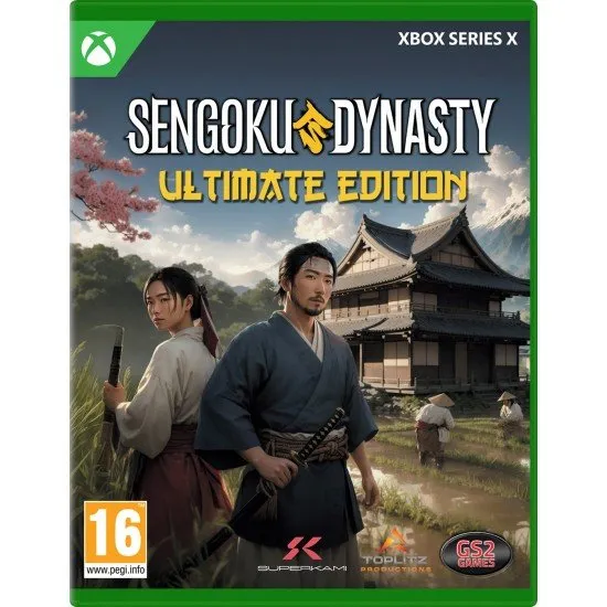 Sengoku Dynasty Ultimate Edition Xbox Series X The box art for Sengoku Dynasty - Ultimate Edition on Xbox Series X, showing a character in a Japanese feudal setting.