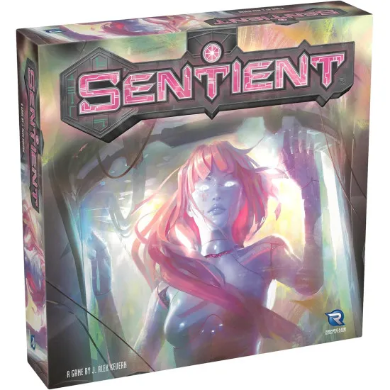 Sentient board game featuring robot programming, factories and investors