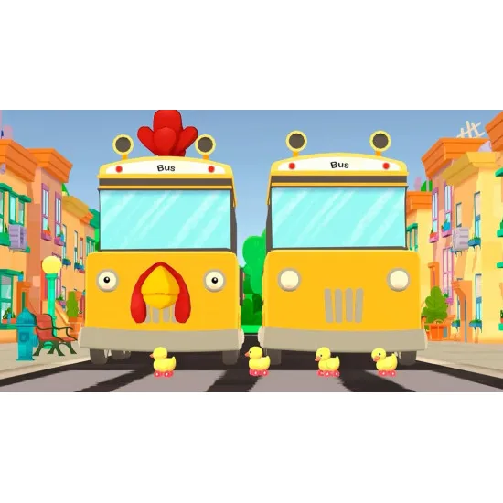 A Nintendo Switch game case featuring Elmo hugging his dog Tango alongside Abby Cadabby and Cookie Monster smiling in front of the iconic Sesame Street sign