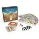 A collection of colourful high-quality dice and erasable wonder trays from the 7 Wonders Dice game