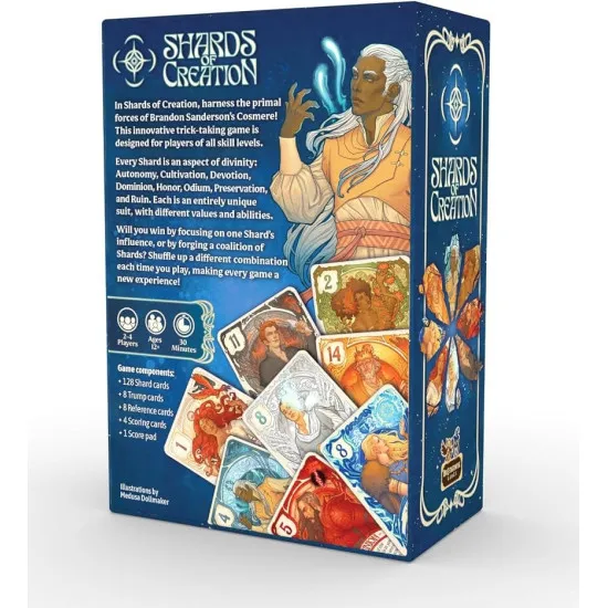 Shards of Creation Cosmere trick-taking card game inspired by Brandon Sanderson's fantasy universe