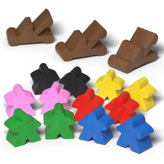 Carcassonne Siege & Defence Expansion box showing meeples defending a city fortress from an attack