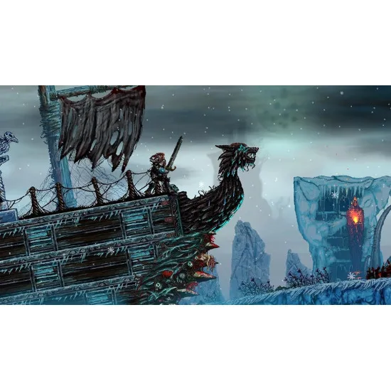 PlayStation 5 game case for Slain 2 The Beast Within featuring Prince Akran brandishing Bathoryn under a full moon