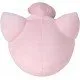 sleeping Jigglypuff Pokémon Plush An 18-inch Pokémon Jigglypuff plush toy, shown in its unique sleeping posture with a soft, rounded shape and pink body.