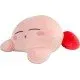 Kirby Mocchi Mocchi Plush Sleeping A soft, pink, 15-inch Kirby plush toy from the Club Mocchi Mocchi line, in a sleeping pose.