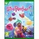 Slime Rancher 2 Xbox Series X The box art for Slime Rancher 2 on Xbox Series X, showing the main character Beatrix LeBeau with several colorful slimes on a vibrant island.