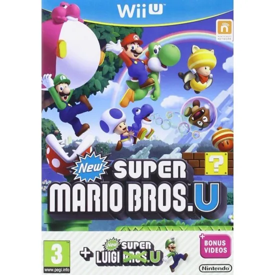WII U New Super Mario Bros. U inc. New Super Luigi U Selects Itemdrop