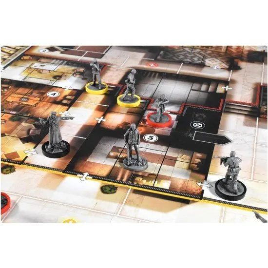 The box art for the Sniper Elite: Eagle's Nest Expansion, showing a sniper in a snowy environment with the new characters and the titular Eagle's Nest in the background.