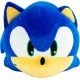 An official 15-inch Sonic the Hedgehog Head plush toy from the Club Mocchi Mocchi collection, with a soft, squishy texture.
