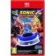 Sonic Racing Crossworlds Nintendo Switch 2 box art featuring Sonic and friends racing through a Travel Ring
