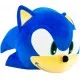 An official 15-inch Sonic the Hedgehog Head plush toy from the Club Mocchi Mocchi collection, with a soft, squishy texture.