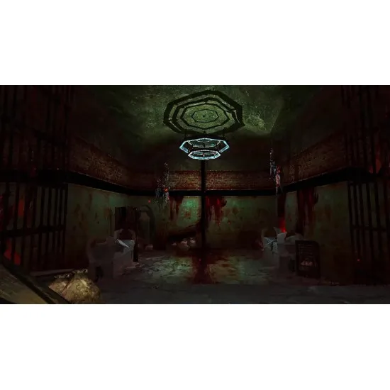 PlayStation 5 game case for Sorry We're Closed Premium Edition showing Michelle wielding her Third Eye power in a neon horror realm