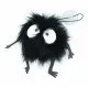 Spirited Away Soot Sprite Ball Chain Plush Sun Arrow Studio Ghibli 7cm Spirited Away Noiraude (Soot Sprite) Plush Figure, a small, black, fluffy plush with an attached ball chain