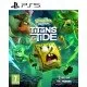The box art for SpongeBob SquarePants: Titans of the Tide on PS5, showing SpongeBob and Patrick with a spooky, ghostly glow.