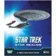 A collection of illustrated Star Trek starship cards featuring iconic vessels from the franchise in a deck-building game layout