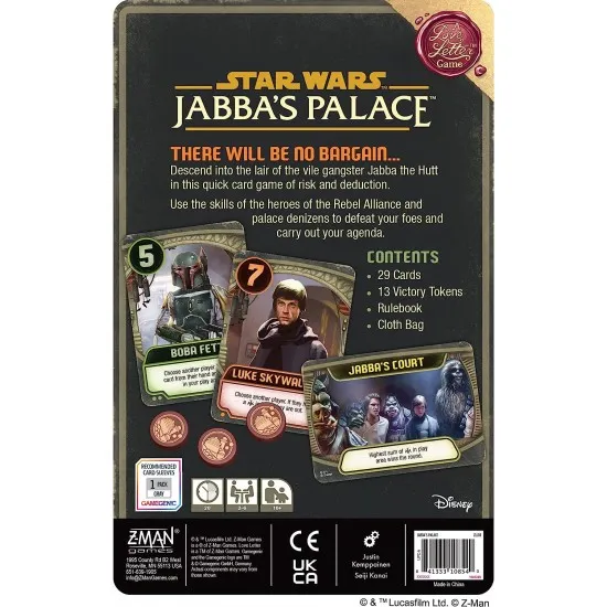 Star Wars Jabbas Palace: A Love Letter Game