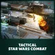 An Xbox Series X game case showing a rugged former Republic officer named Hawks directing a tactical squad of scoundrels, droids, and a rogue Jedi against a backdrop of Separatist forces