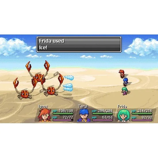 The box art for the game Starlight Legacy on PS5, showing two pixel art characters, Ignus and Teryl, with the glowing Eternity Tree in the background.