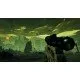 A tactical nuke explosion clearing a path through a bug-infested colony in a classic retro art style