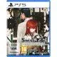 Promotional graphic for Steins Gate Re Boot displaying the main characters Kurisu, Okabe, and Mayuri surrounded by metallic gears and temporal satellite fragments