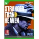 An Xbox Series X game case showing a young mixed-race boy looking out from the docks at a massive steamship heading into a foggy ocean sunset