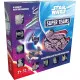 Star Wars Super Teams family racing board game box featuring X-Wing Millennium Falcon Tie Fighter and Death Star team artwork