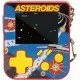 Super Micro Asteroids Keychain Gamer The Super Micro Asteroids Keychain Gamer, a small, portable gaming device on a keychain, showing a screen with the game Asteroids.