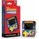 Super Micro Asteroids Keychain Gamer The Super Micro Asteroids Keychain Gamer, a small, portable gaming device on a keychain, showing a screen with the game Asteroids.