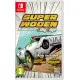 Nintendo Switch game case for Super Woden Rally Edge featuring retro rally cars racing on a dirt track