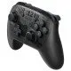 Nintendo Switch 2 Pro Controller Resident Evil Requiem Edition featuring gunmetal black finish and newspaper article patterns