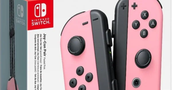 Switch Joy-Con Controllers Pastel Pink at Itemdrop