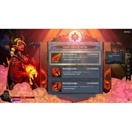 A group of four stylised knights standing together against a dark, foggy background of a ruined castle