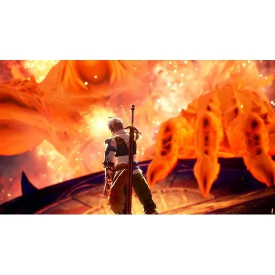 Tales of ARISE Beyond the Dawn Edition Switch 2 box art featuring Alphen, Shionne, and Nazamil