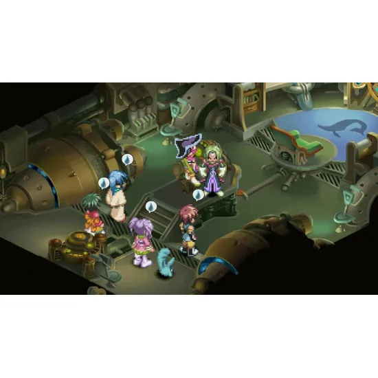 Nintendo Switch game case for Tales of Eternia Remastered featuring Reid, Farah, and Meredy in classic anime artwork