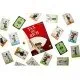 Tax the Rich trick-taking card game box featuring social class character artwork
