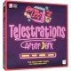 Telestrations: After Dark 2025 Refresh box with a sleek neon design and adult-themed party game components
