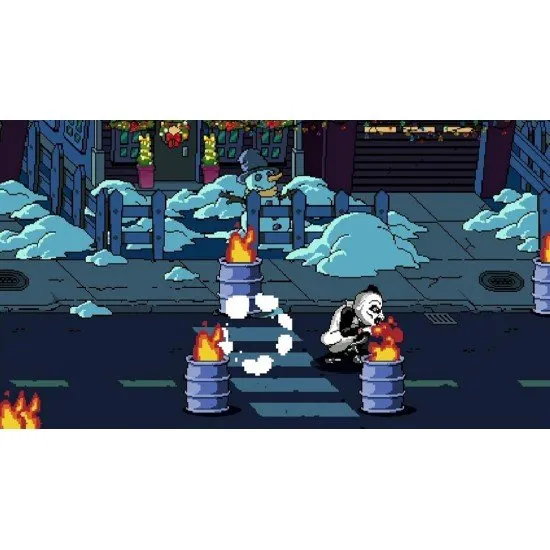 Terrifier The ARTcade Game Collectors Edition PS5 The box art for Terrifier: The ARTcade Game - Collector's Edition on PS5, showing a pixelated Art the Clown and a list of the bonus items.