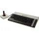 Front view of THE 800XL home computer system featuring authentic styling and full-size mechanical keyboard