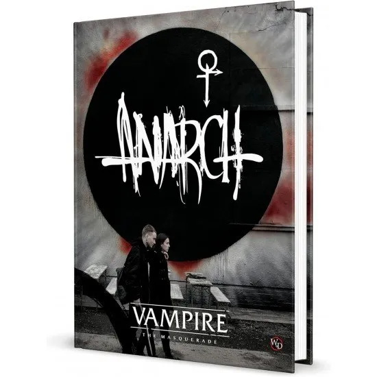 Vampire The Masquerade 5th Edition Anarch Sourcebook cover art showing rebellious Kindred seizing control of a dark city street