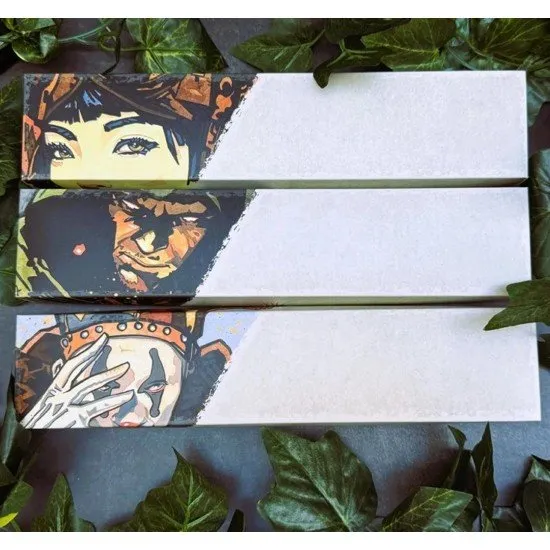 Large collection of circular Blood on the Clocktower character tokens with three dedicated storage boxes