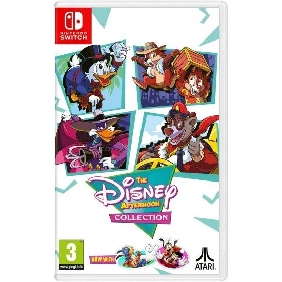 The Disney Afternoon Collection Nintendo Switch case showing Scrooge McDuck and Chip 'n Dale