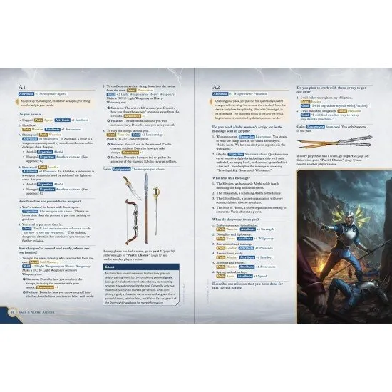 Cosmere RPG The First Step book cover depicting a tense confrontation on a rocky terrain during a convoy ambush