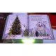 A Nintendo Switch game case depicting the green Grinch using rocket skates to zoom through a snowy forest while Max runs alongside him