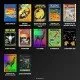 Llamasoft Collection Evercade cartridge box art with psychedelic art style and camel mascot