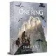 The One Ring RPG Starter Set Free League Middle-earth TTRPG The One Ring RPG Starter Set Over Hill and Under Hill box art showing hobbits on an adventure with mountains and rolling hills