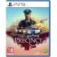 The Precinct PS5 game cover featuring a retro squad car in a rain-soaked 1980s urban environment
